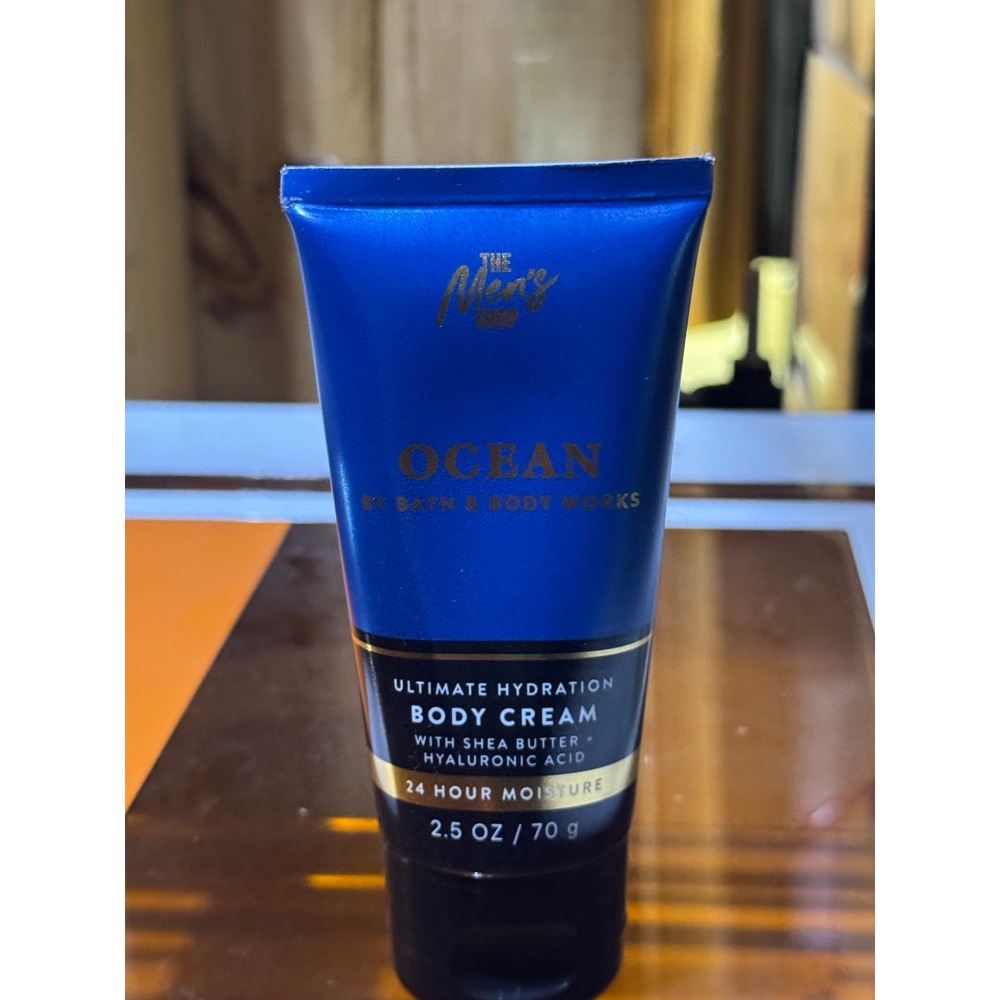 Bath & Body Works Ocean Ultimate Hydration Body Cream for Men 2.5 oz Travel Size